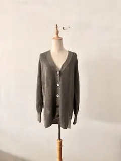 【美品】1er arrondissement カーディガン　グレーベージュ