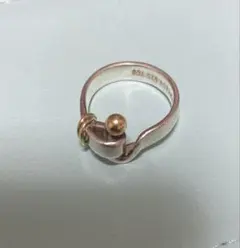 3426 TIFFANY フック＆アイ リング 925 750 K18 8号 - メルカリ