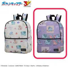 ポケモン プラチナムザッカリュック カントー地方 パープル