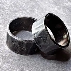 ヴィンテージ　ポールスミス　ダブルツイン　2連リング　猫刻印　旗　archive