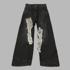 9/S PROJECT BUTTON FLY DENIM - BLACK - メルカリ