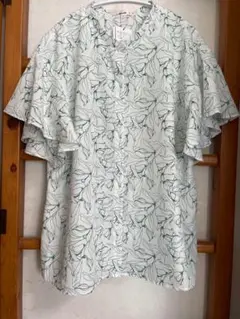 新品　シューラルー　バンドカラーブラウス