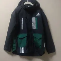 adidas ジャケット 120サイズ 黒/緑