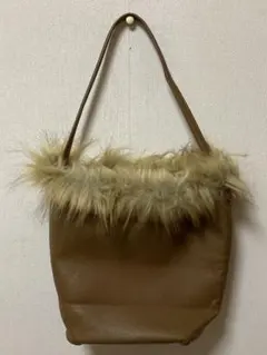 断捨離★【ファー】トートバッグ