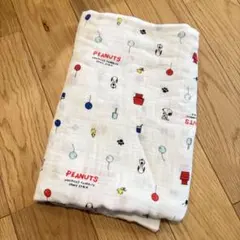 スヌーピー おくるみ ガーゼケット 120×120 PEANUTS ブランケット