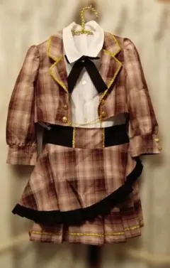 チェック柄 制服系メイド服 コスプレ コスチューム