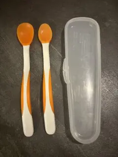 ベビー用スプーン 2本セット ケース付　リッチェル　Richell