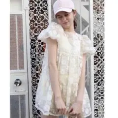 epine organdy flower tunic onepieceのサムネイル