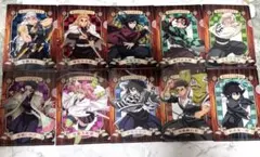 鬼滅の刃 ミニクリアファイルガム 10種 コンプリート