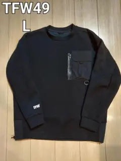 TFW49 クルーネック　スウェット　XL ブラック　ゴルフ　トレーナー TFW49 クルーネック スウェット XL グリーン ゴルフ トレーナー - メルカリ