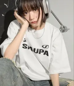 Snap club ゲームデザインビッグシルエットドロスト半袖Tシャツのサムネイル