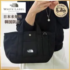 再入荷【韓国限定】 ノースフェイス ミニトート 2way キャンバスバッグ BK