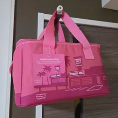 【トレジョ】 新品ミニ保冷バッグ ピンク