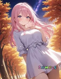 AI美女 美少女 A4 アニメ イラスト アート ポスター グラビア