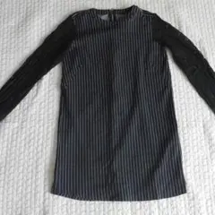 Khaju　カージュ　SHIPS　シップス　ワンピース　レース　ストライプ　長袖