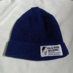 soccer junky ニットビーニー ネイビー　スアレス