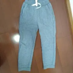 グレー 長ズボン ドローストリング付き