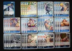 【美品】ワンピースカード　師弟の絆　青クザン デッキパーツセット　45枚