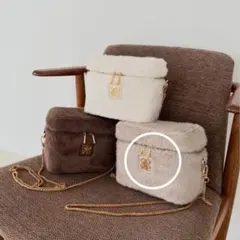 nice claup ノベルティ バニティバッグ ベージュ