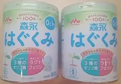森永 はぐくみ 800g 0-1歳用 粉ミルク2缶
