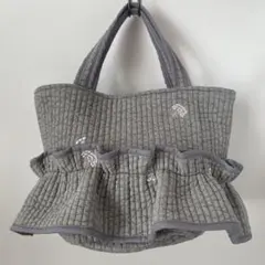 pink様専用☆ヌビフリルトートバッグLarge マザーズバッグ - メルカリ