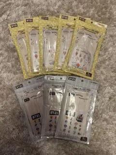 やや小さめマスク 40枚 子供 女性用 BT21 シール付 まとめ②