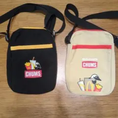 CHUMS マクドナルド コラボ ショルダーバッグ 2点セット