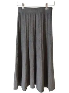 ニットプリーツスカート