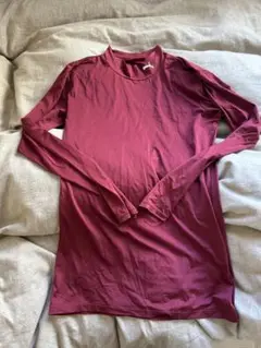 PUMA ワインレッド 長袖Tシャツ M プーマ　サッカー　アンダー