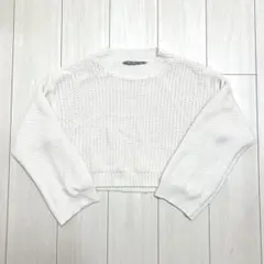 ZARA クロップドセーター