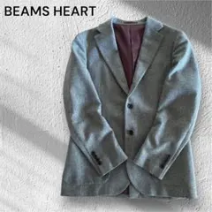 BEAMS HEART テーラードジャケット メンズ グレー