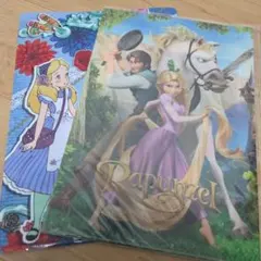 ラプンツェル アリス クリアファイルセット