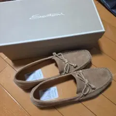 Santoni スエード ドライビングシューズ メンズのサムネイル