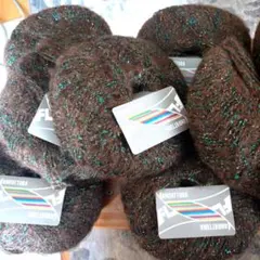 ラメ入りモヘア毛糸9.5玉