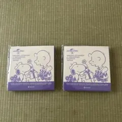 SNOOPY タオル 2枚セット 紫