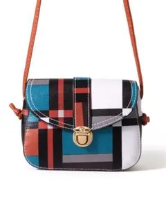 【タグ付き】GRL 配色デザインショルダーバッグ