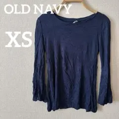 ⭐️早い者勝ち⭐️OLD NAVY 【XS】 ネイビー 長袖 Tシャツ レディース