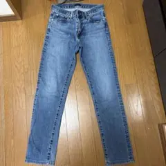UNIQLO ストレートデニムパンツ ライトブルー