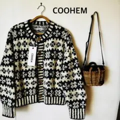 COOHEM コーへン スカンジナビアン ニット カーディガンのサムネイル