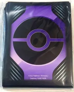 新品匿名 海外限定 モンスターボール パープル デッキシールド スリーブ 65枚