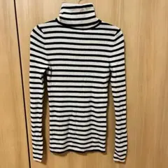 UNIQLO エクストラファインメリノ リブ タートルネックセーター S