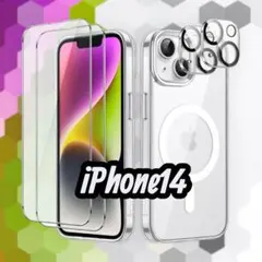iPhone14 ケース　保護フィルム　カメラフィルム2枚セット　シンプル