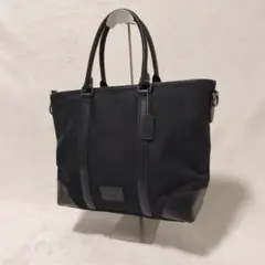 コーチ COACH メトロポリタン トート大容量 A4 レザー ブラック