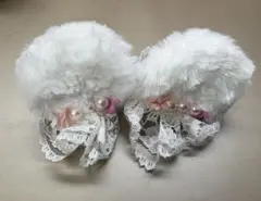 【レア】 Disney ミニー ファーヘアピン 耳 パッチンどめ