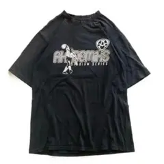 90s Akademiks アカデミクス ヒップホップ古着 ビッグロゴTシャツ黒のサムネイル