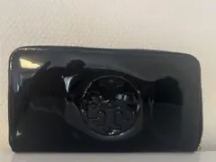 【Tory Burch】 ブラック エナメル 長財布