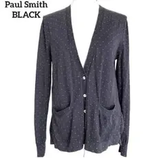 Paul Smith BLACK  異素材カーディガン ドット ポールスミス
