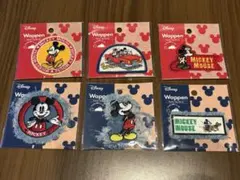 ミッキーワッペン6点セット