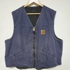 90s USA製 カーハート ダック ベスト 腰ゴム Stussy別注 XL - メルカリ