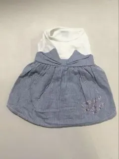 再値下げ【CRAZY BOO】 犬服 ストライプ ワンピースサイズLのサムネイル